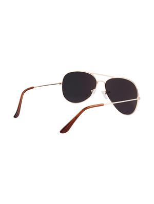 zyaden gold mirror aviator sunglasses - 14343625 - Standard Image - 3