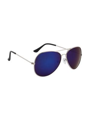 zyaden silver mirror aviator sunglasses - 14343627 - Standard Image - 2