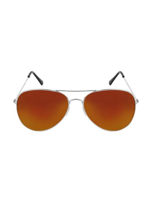 zyaden silver mirror aviator sunglasses - 14343683 - Standard Image - 1