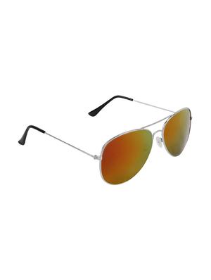 zyaden silver mirror aviator sunglasses - 14343683 - Standard Image - 2