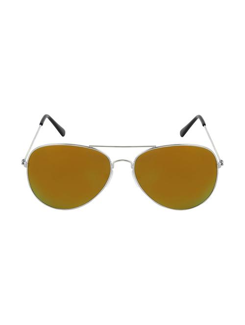 zyaden black rim aviator sunglasses - 14343686 - Standard Image - 1