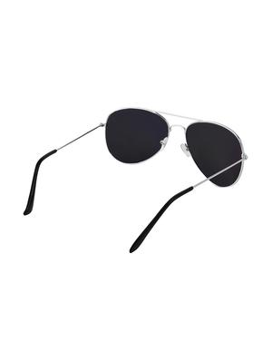 zyaden black rim aviator sunglasses - 14343686 - Standard Image - 3