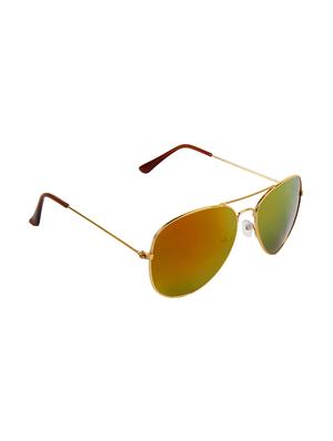 zyaden gold mirror aviator sunglasses - 14343689 - Standard Image - 2