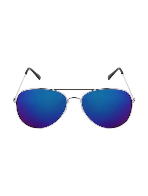 zyaden silver rim aviator sunglasses - 14343690 - Standard Image - 1