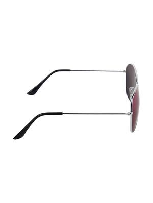 zyaden silver rim aviator sunglasses - 14343690 - Standard Image - 4