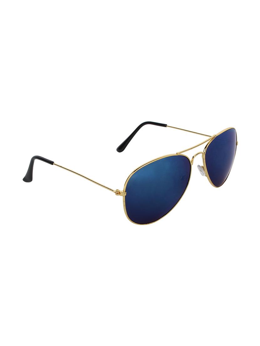 zyaden gold rim aviator sunglasses - 14343693 - Zoom Image - 2