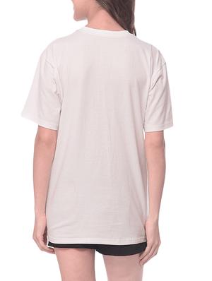 white printed cotton regular tee - 14343890 - Standard Image - 3