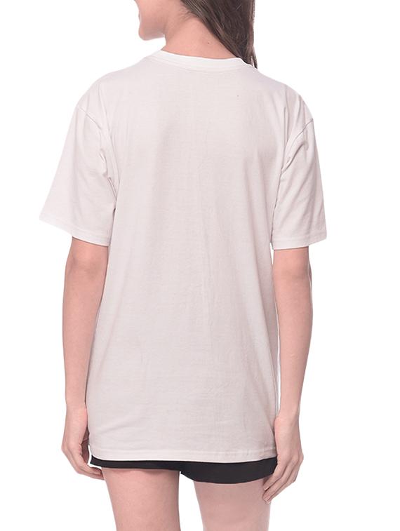 white printed cotton regular tee - 14343890 - Zoom Image - 3