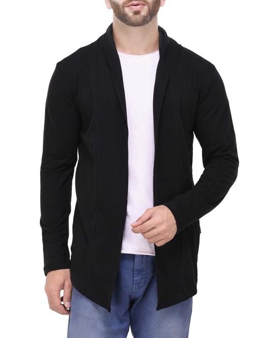 black wool shrug - 14344406 - Standard Image - 1