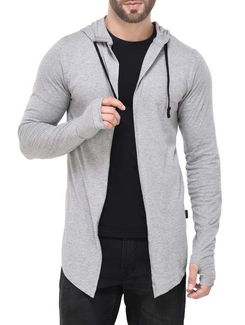 grey wool shrug - 14344413 - Standard Image - 1