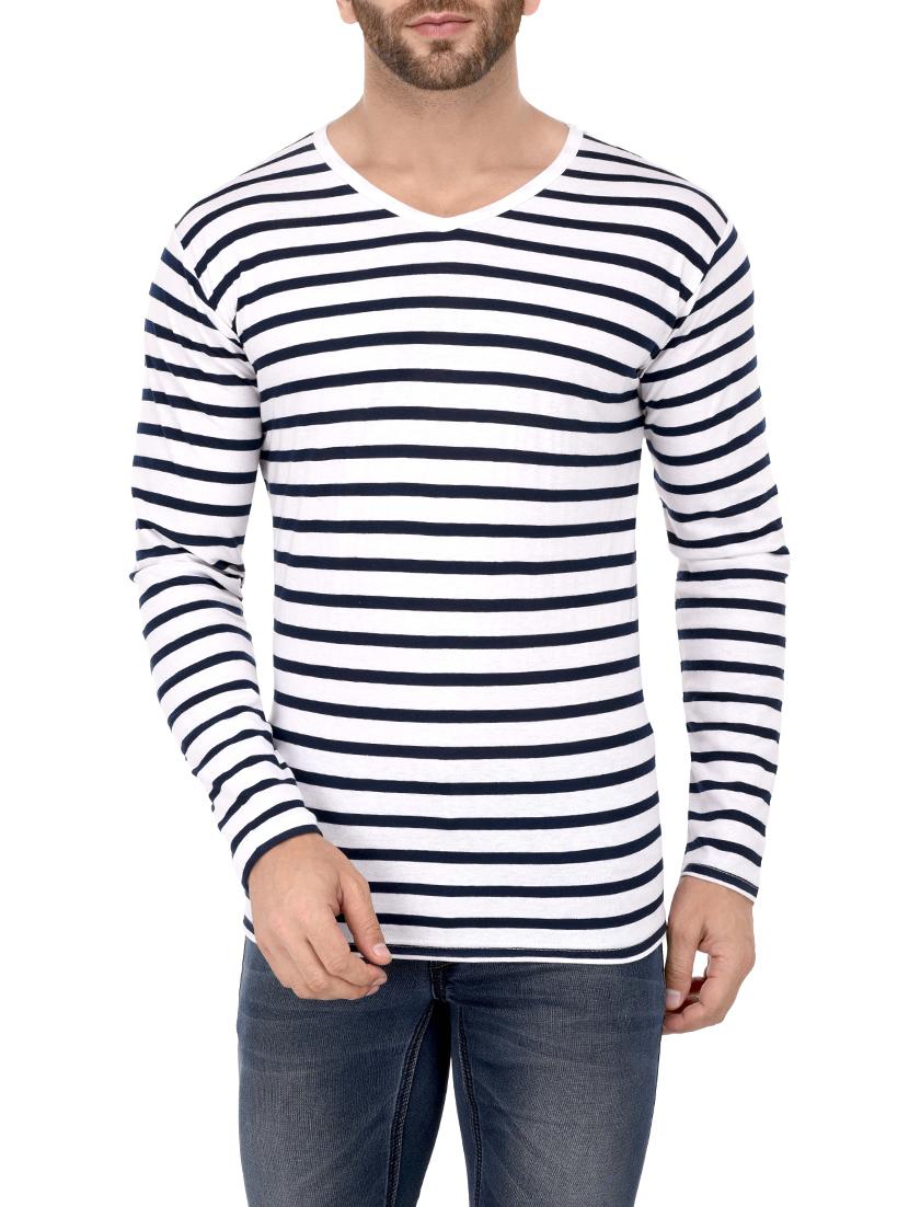 monochrome striped t-shirt - 14346060 - Zoom Image - 1