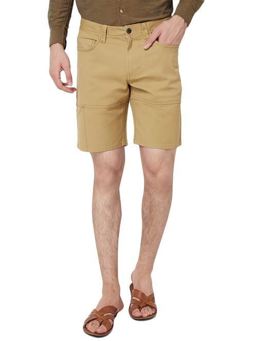 brown cotton shorts - 14346156 - Standard Image - 1
