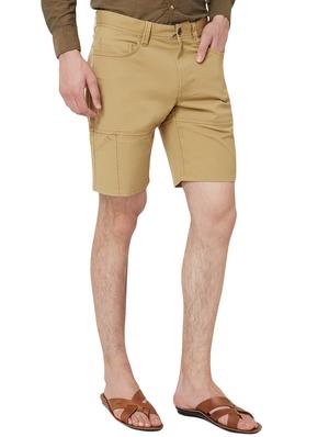 brown cotton shorts - 14346156 - Standard Image - 2
