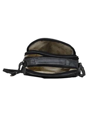 black leatherette regular sling bag - 14347491 - Standard Image - 3