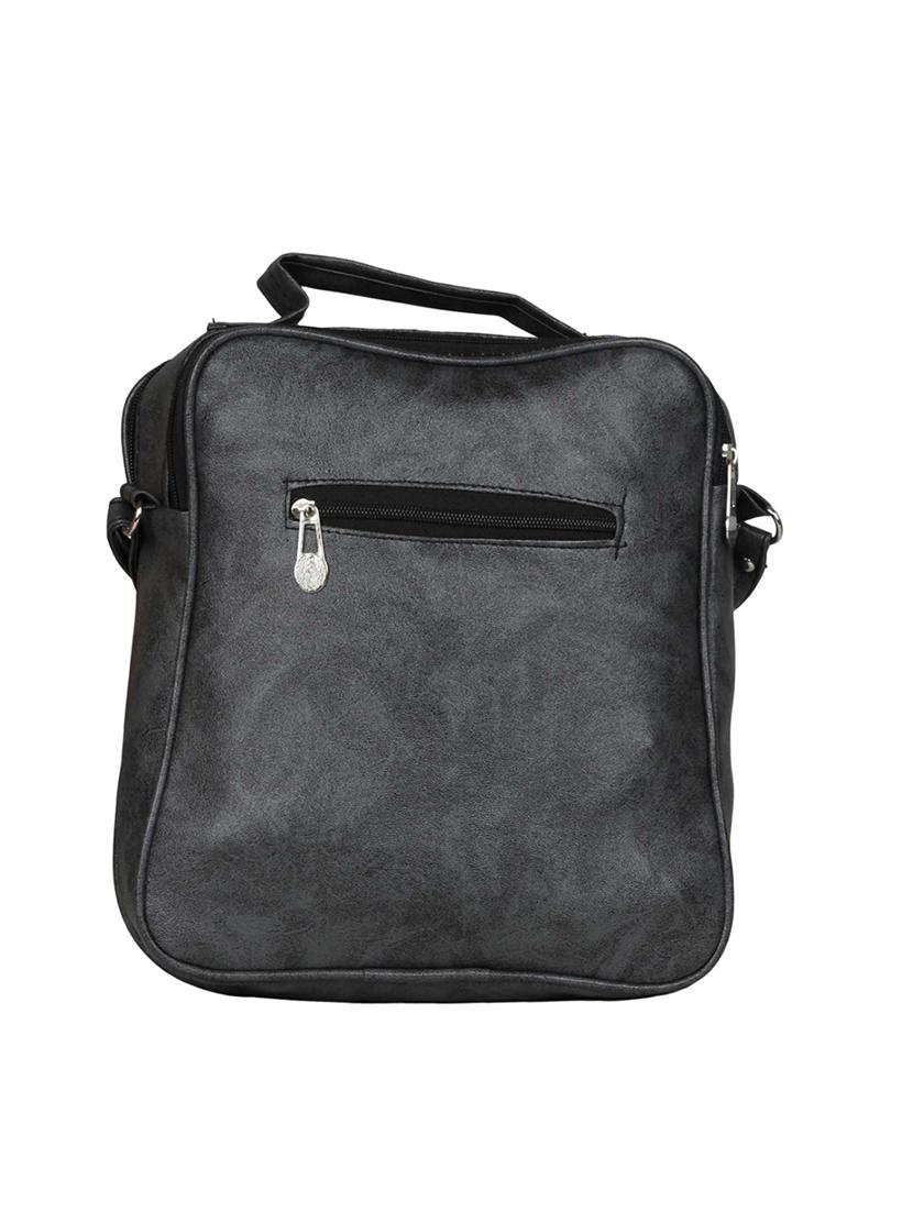 black leatherette regular sling bag - 14347491 - Zoom Image - 2