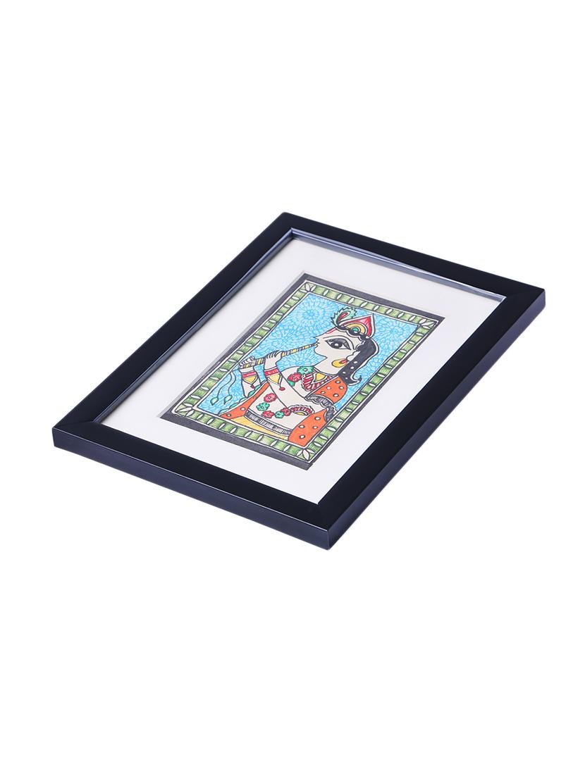 madhubani handmade painting wooden glass frame - 14348687 - Zoom Image - 3