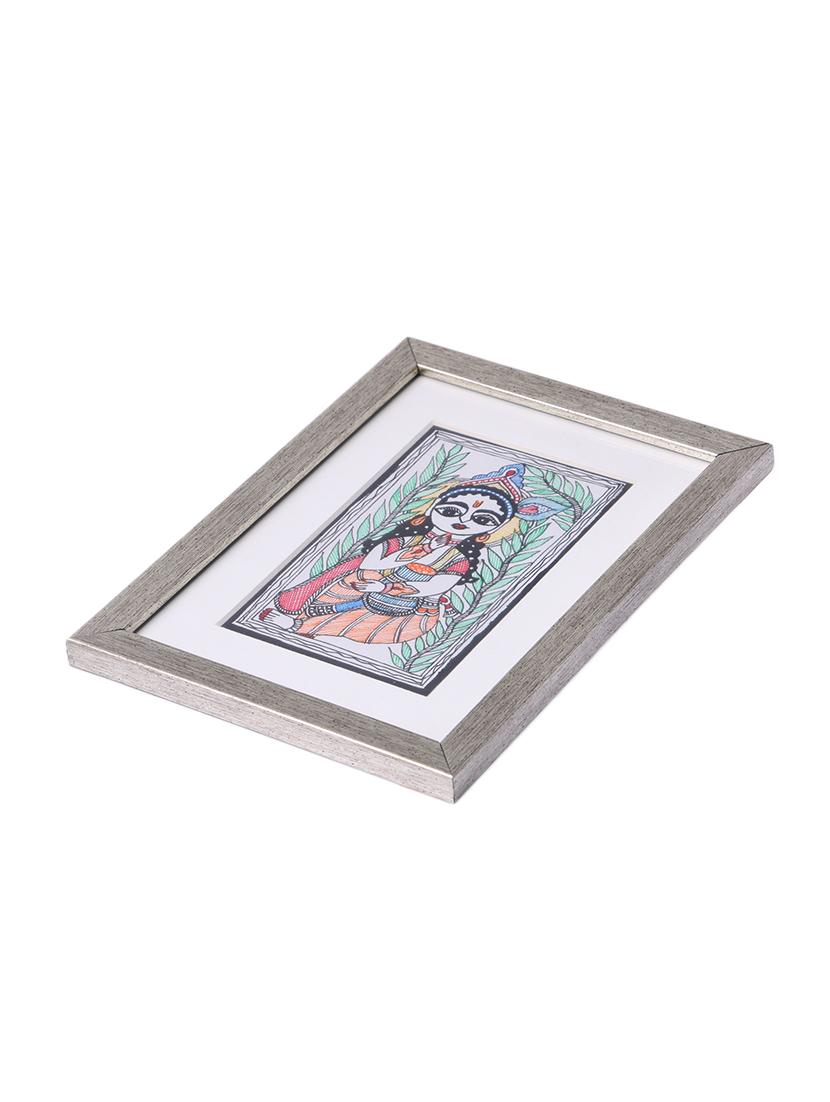 madhubani handmade painting wooden glass frame - 14348719 - Zoom Image - 3