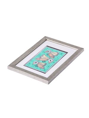 madhubani handmade painting wooden glass frame - 14348720 - Standard Image - 3
