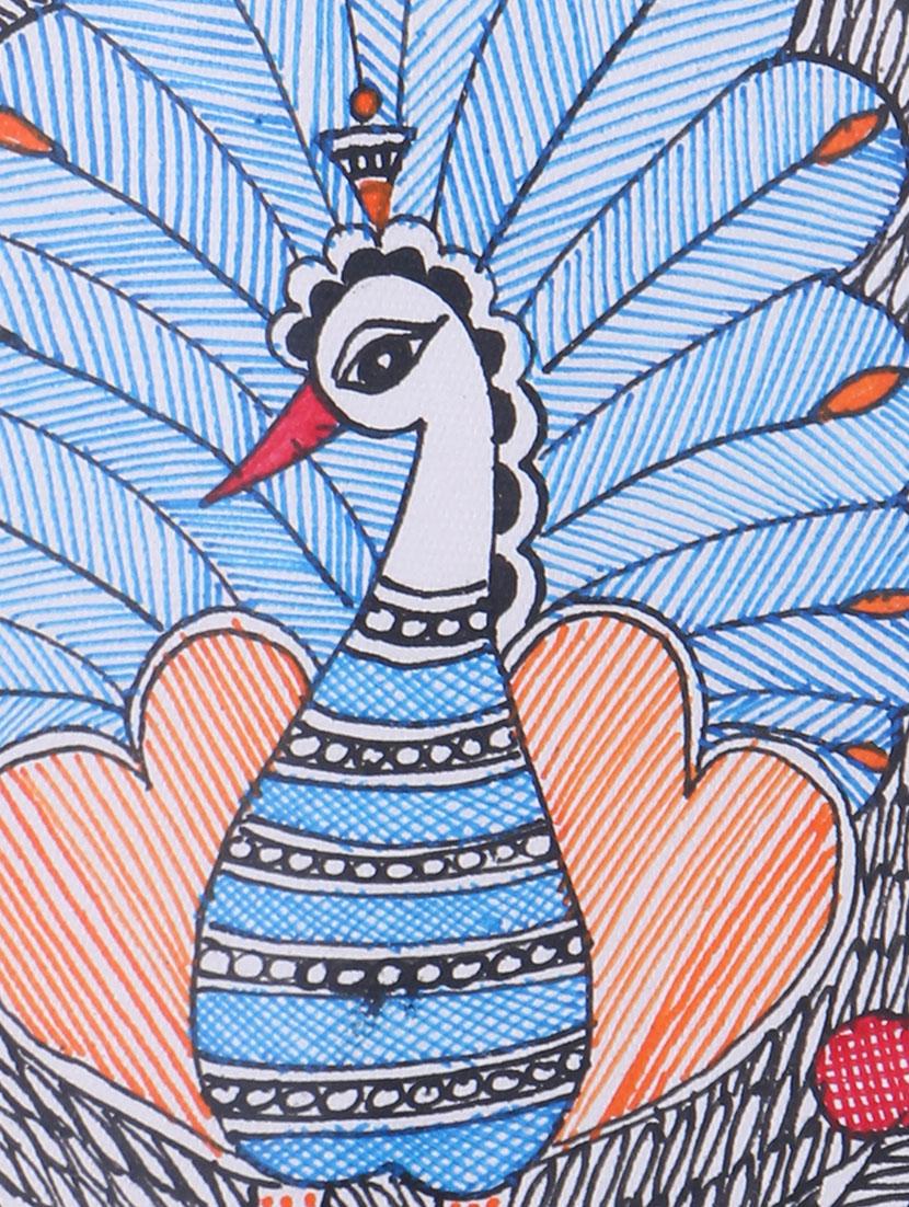 madhubani handmade painting wooden glass frame - 14348723 - Zoom Image - 4
