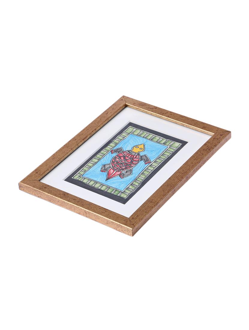 madhubani handmade painting wooden glass frame - 14348724 - Zoom Image - 3