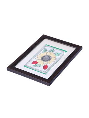 madhubani handmade painting wooden glass frame - 14348735 - Standard Image - 5