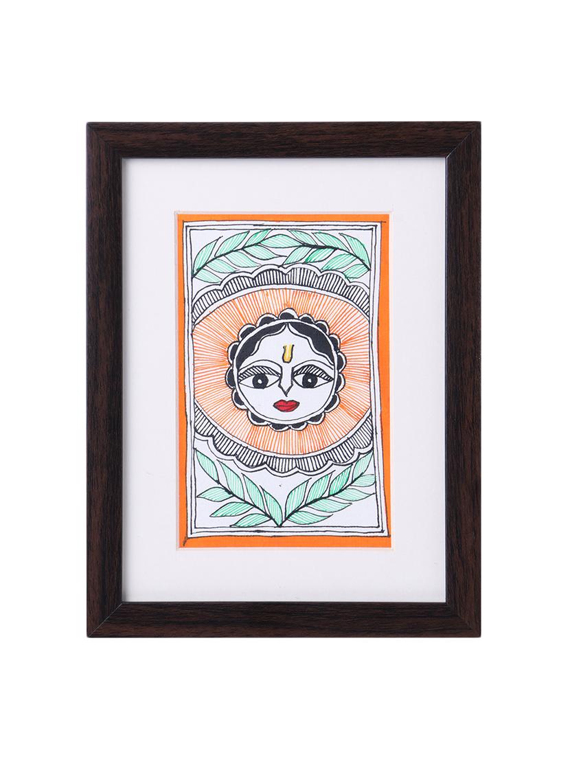 madhubani handmade painting wooden glass frame - 14348735 - Zoom Image - 3