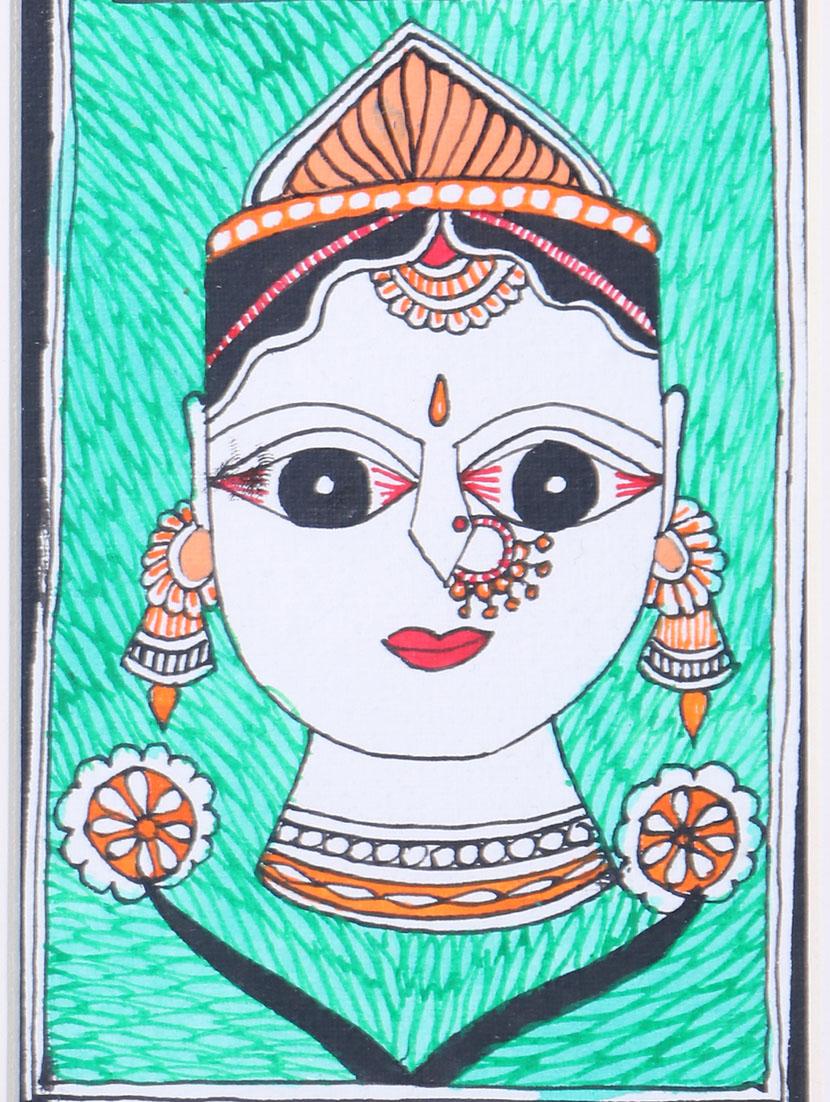 madhubani handmade painting wooden glass frame - 14348738 - Zoom Image - 6