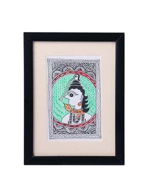 madhubani handmade painting wooden glass frame - 14348740 - Standard Image - 3