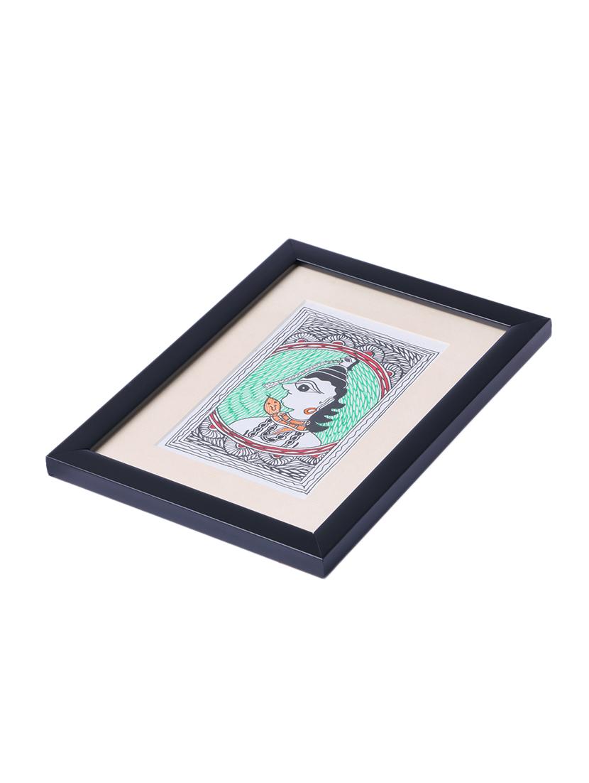 madhubani handmade painting wooden glass frame - 14348740 - Zoom Image - 4