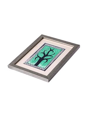 madhubani handmade painting wooden glass frame - 14348750 - Standard Image - 4
