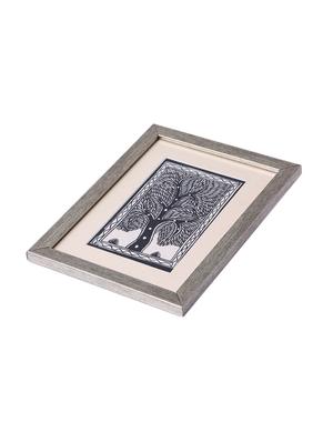 madhubani handmade painting wooden glass frame - 14348750 - Standard Image - 5