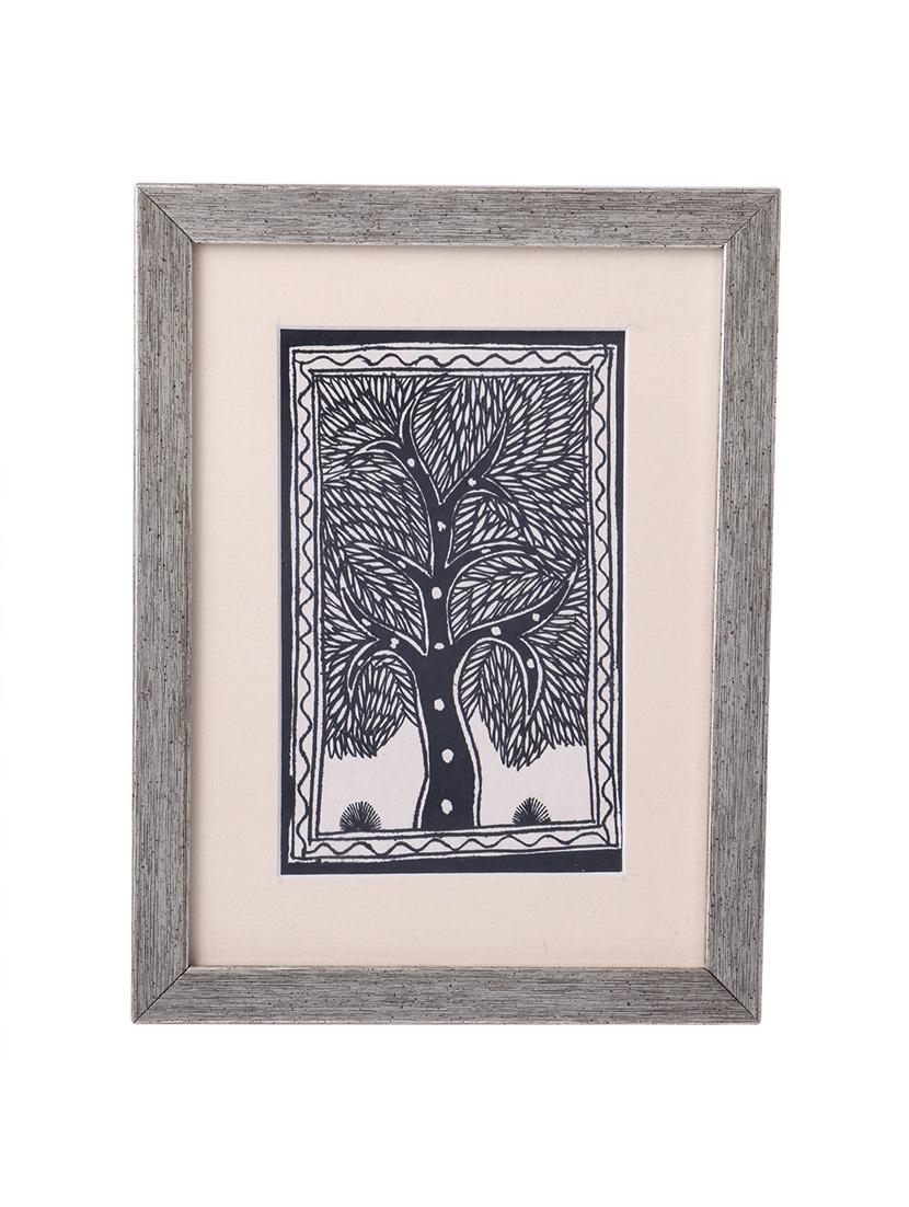 madhubani handmade painting wooden glass frame - 14348750 - Zoom Image - 2