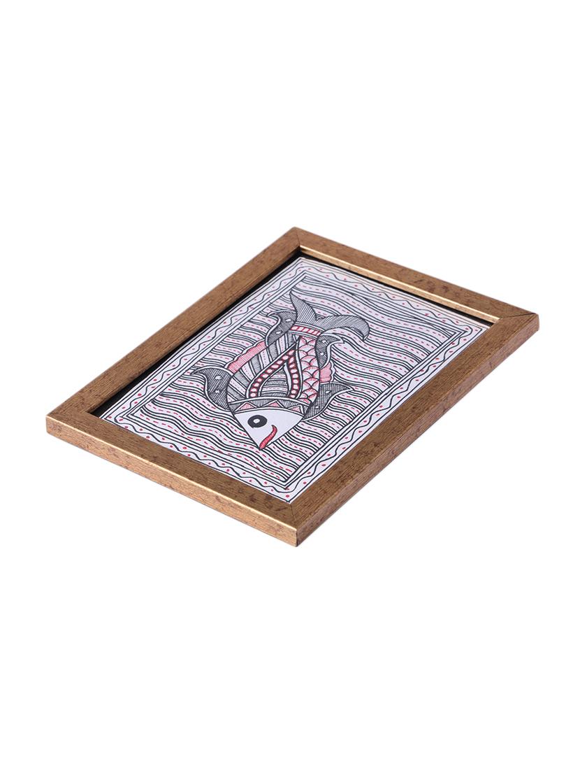 madhubani handmade painting wooden glass frame - 14348752 - Zoom Image - 5