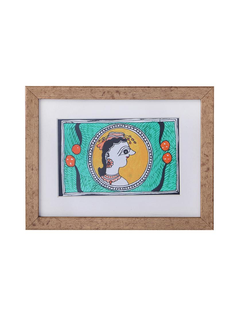madhubani handmade painting wooden glass frame - 14348754 - Zoom Image - 3