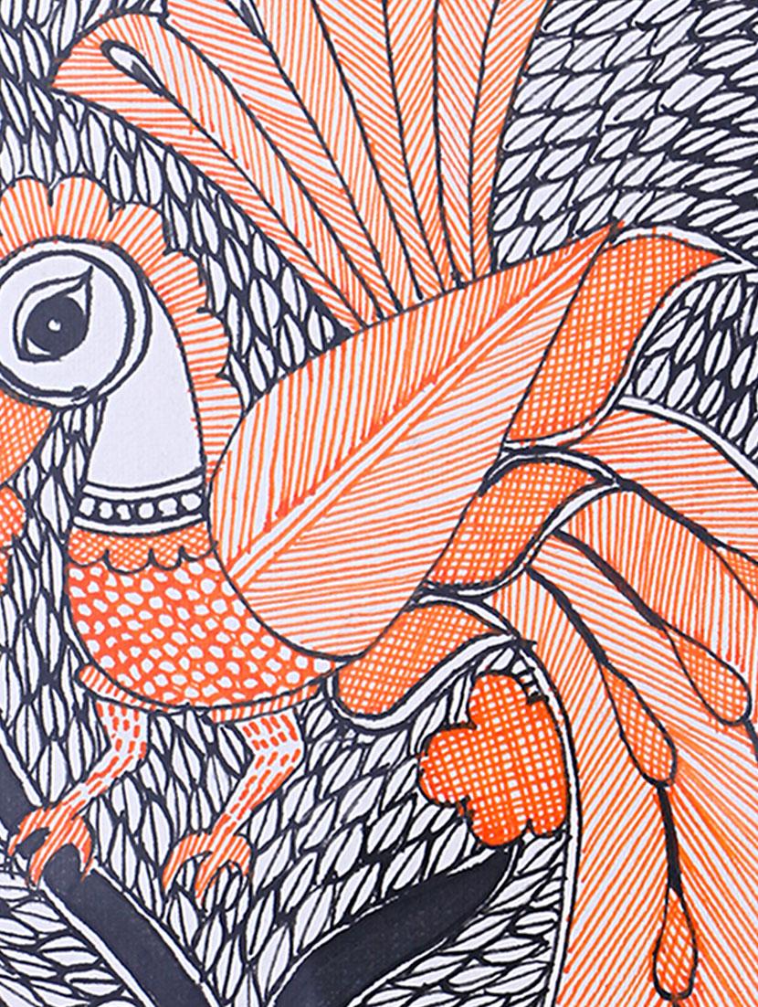 madhubani handmade painting wooden glass frame - 14348758 - Zoom Image - 4