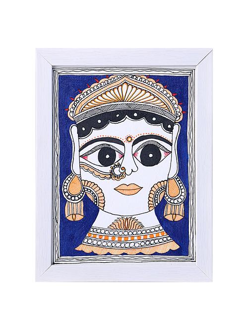 madhubani handmade painting wooden glass frame - 14348762 - Standard Image - 1