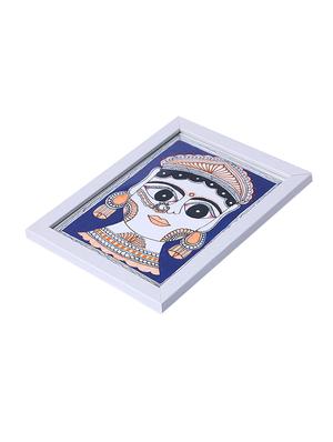 madhubani handmade painting wooden glass frame - 14348762 - Standard Image - 3