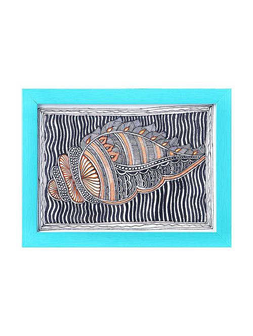 madhubani handmade painting wooden glass frame - 14348780 - Standard Image - 1