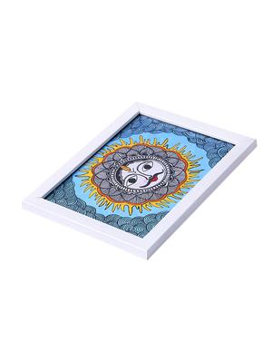 madhubani handmade painting wooden glass frame - 14348781 - Standard Image - 3