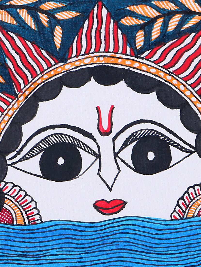 madhubani handmade painting wooden glass frame - 14348784 - Zoom Image - 4