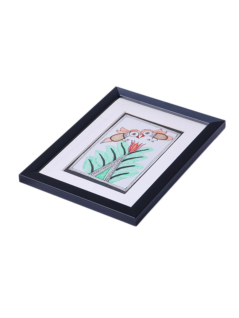 madhubani handmade painting wooden glass frame - 14348790 - Zoom Image - 3