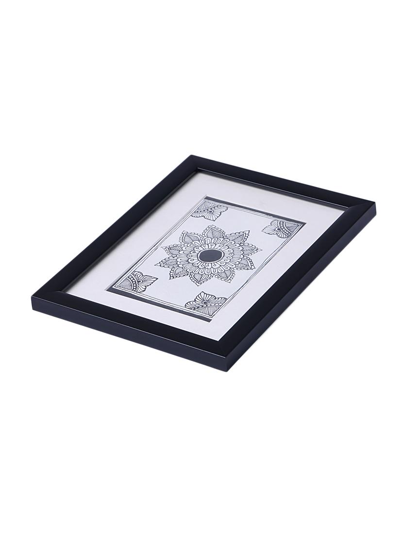 madhubani handmade painting wooden glass frame - 14348799 - Zoom Image - 3