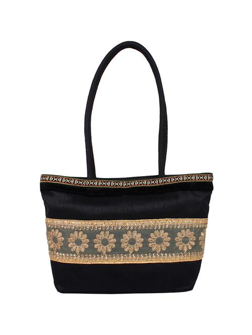 black silk handbag - 14349311 -  Standard Image - 0