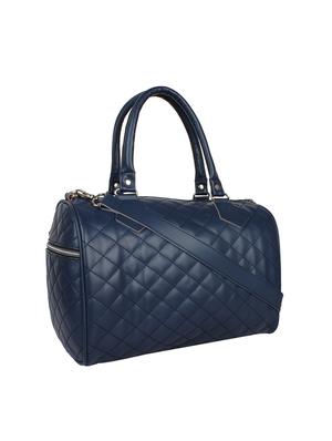 blue leatherette handbag - 14349313 - Standard Image - 4
