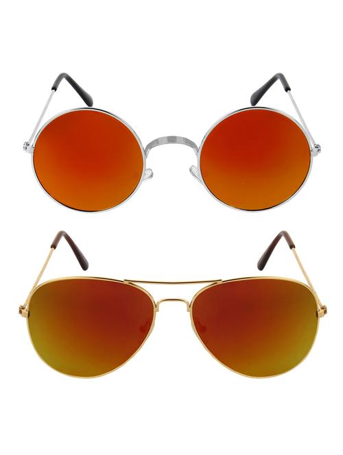 zyaden combo of 2 sunglasses - 14349818 - Standard Image - 1