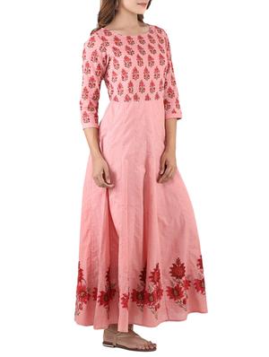 printed anarkali kurta - 14350002 - Standard Image - 2