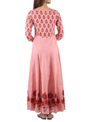 printed anarkali kurta - 14350002 - Standard Image - 3