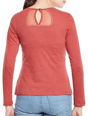 orange cotton regular top - 14350012 - Standard Image - 3