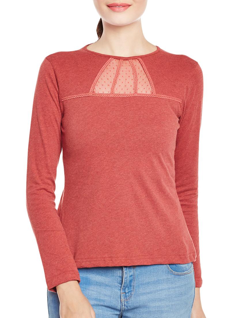 orange cotton regular top - 14350012 - Zoom Image - 1