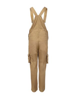 beige cotton dungarees - 14351977 - Standard Image - 2